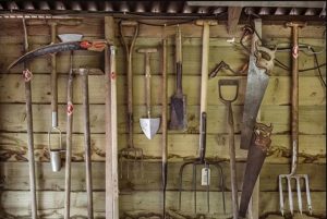 What We Take: Old Garden Tools & Sheds