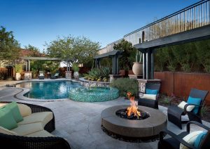 Scottsdale Waterfront Penthouse Terrace Renovations: Planters and Paver Debris Removal