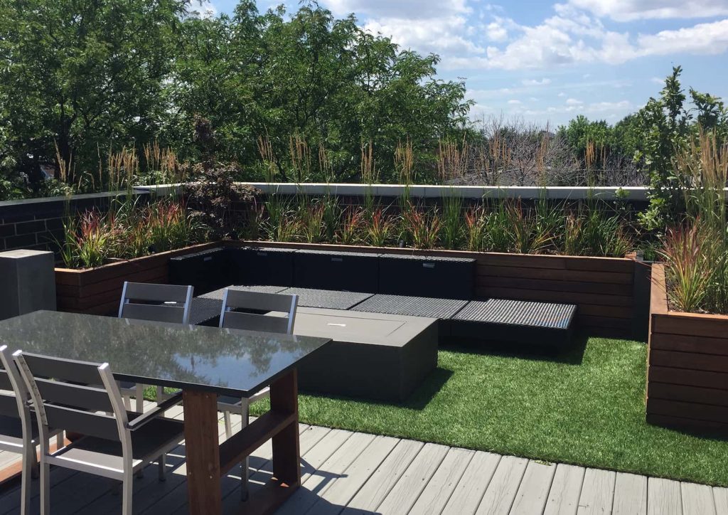 Grayhawk Rooftop Deck Upgrades: Old Furniture, Turf, and Planter Disposal Plan
