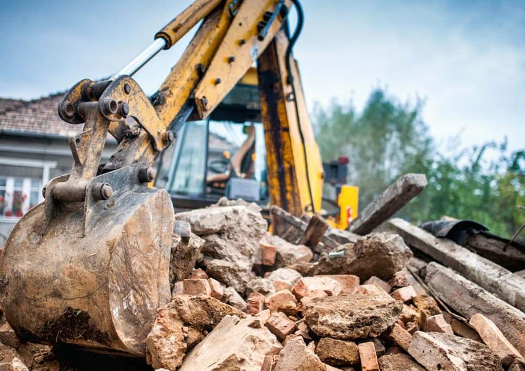 Landscape Demolition in Troon North: Cactus, Rock, and Masonry Disposal