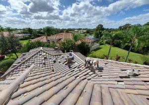 Tile Roof Repair Junk in Lakeside McCormick Ranch Neighborhoods