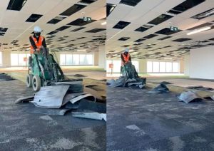 Commercial Carpet and Tile Removal for Deer Valley Ranch Offices