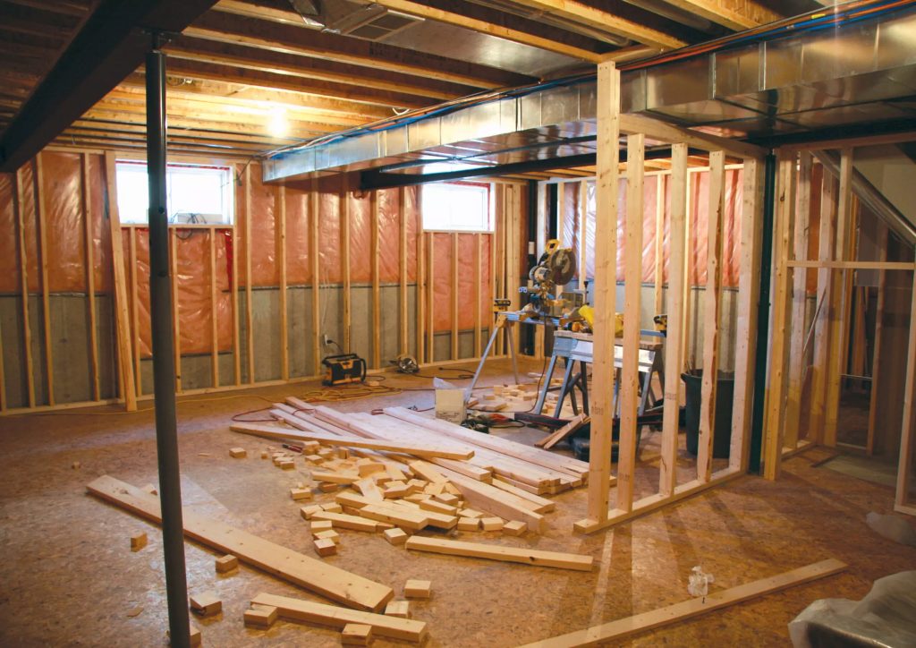 North Peoria Basement Finish-Outs: Waste Planning from Framing Through Trim
