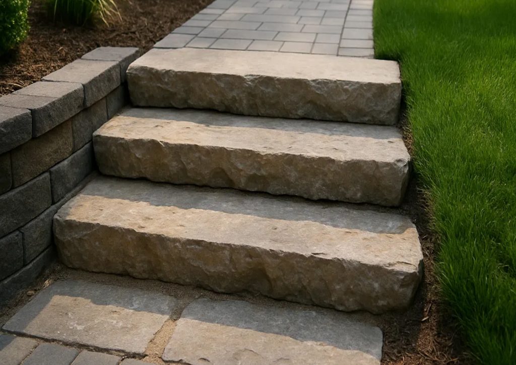 ESTANCIA OUTDOOR STAIR AND PATHWAY DEMOLITION: STONE WASTE TIPS