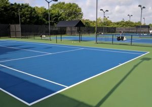 Silverleaf Tennis Court Resurfacing: Net, Fence, and Surfacing Disposal