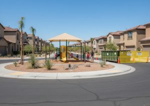 DUMPSTER SAFETY AROUND CUL-DE-SAC PLAYGROUNDS IN DESERT RIDGE