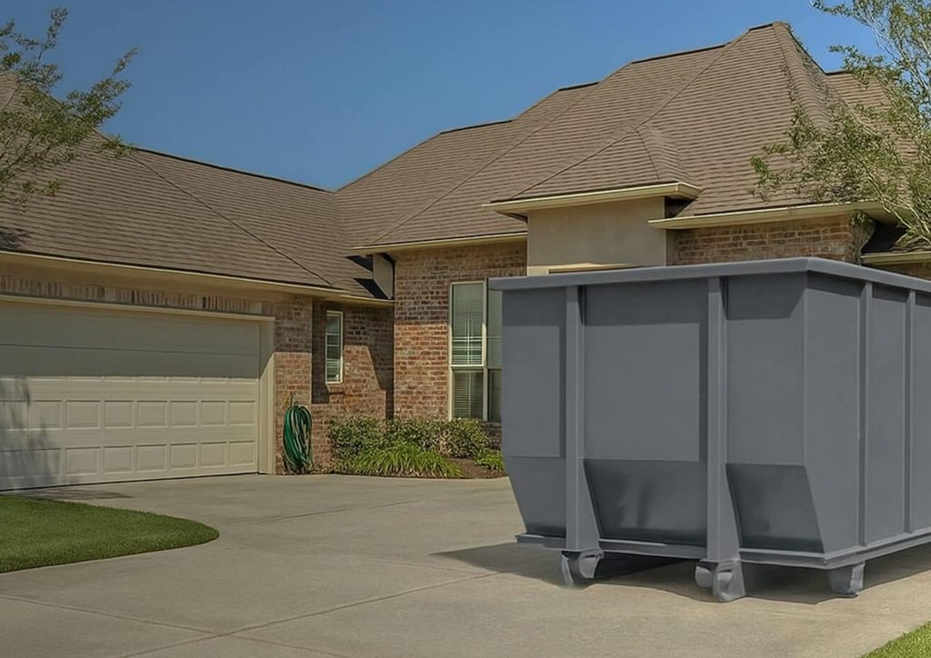 Garage Clean Out and One-Week Dumpster Rental Plan for Grayhawk Homes