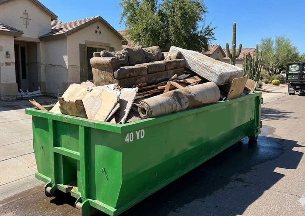 Dumpster Rental for Flood Cleanup