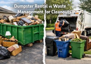 Dumpster Rental vs Waste Management for Cleanouts