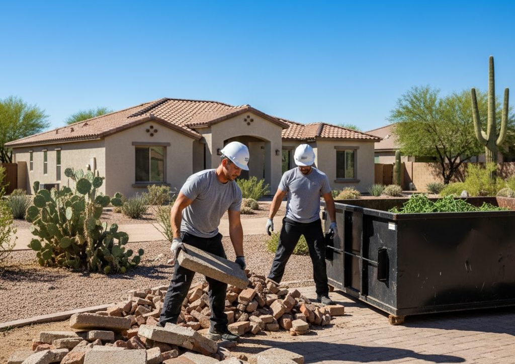 Junk Removal for Paver Removal
