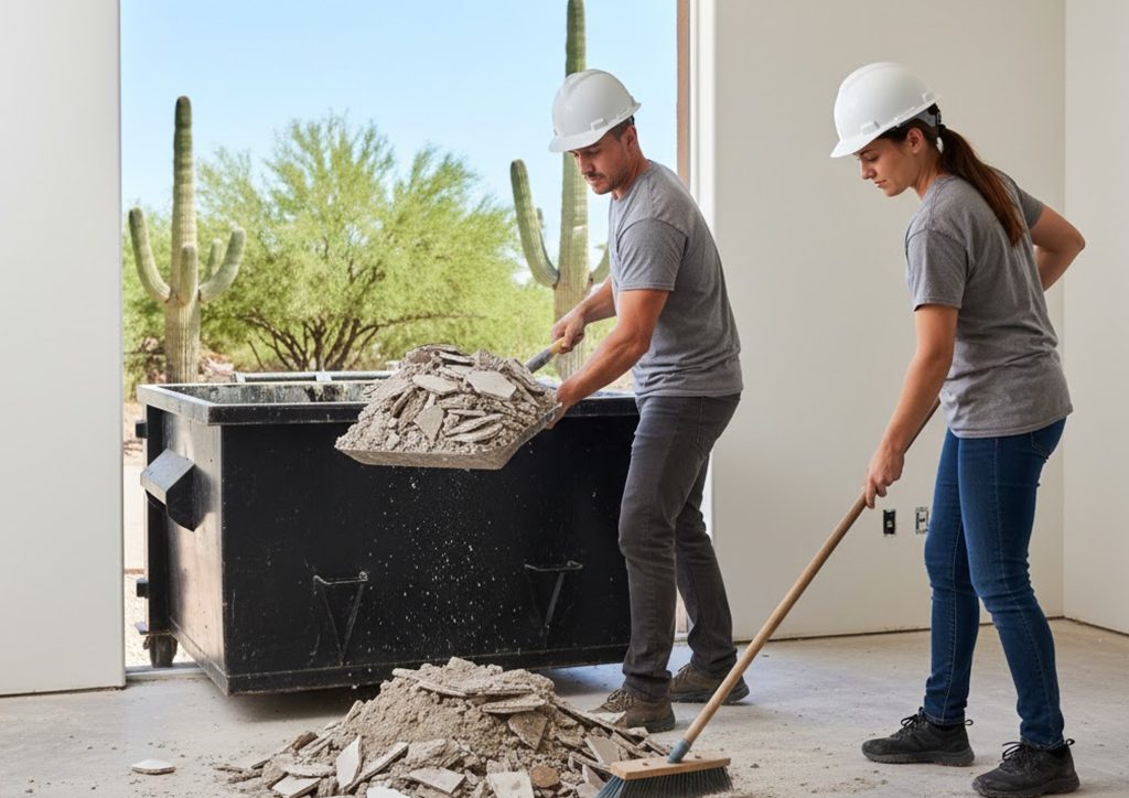 Junk Removal for Tile Demo