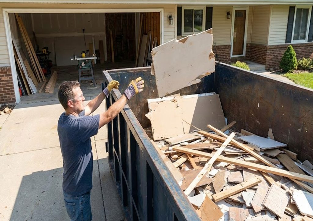 Dumpster Rental for DIY Projects