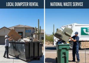 Waste Management vs Dumpster Rental in Chandler