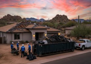 Dumpster Rental in Fountain Hills for Roofing Projects