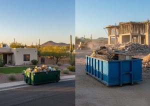 Residential vs Commercial Dumpster Rental in Rio Verde, AZ