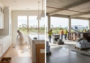 Residential vs Commercial Construction Cleanup in Paradise Valley, AZ