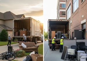 Residential vs Commercial Same-Day Junk Removal in Tempe, AZ