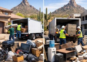 Residential vs Commercial Same Day Junk Removal in Troon North, AZ