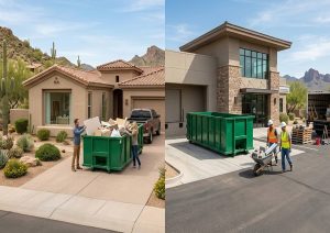 Residential vs Commercial Dumpster Rental in Troon North