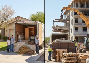 Residential vs Commercial Debris Removal in Grey Hawk