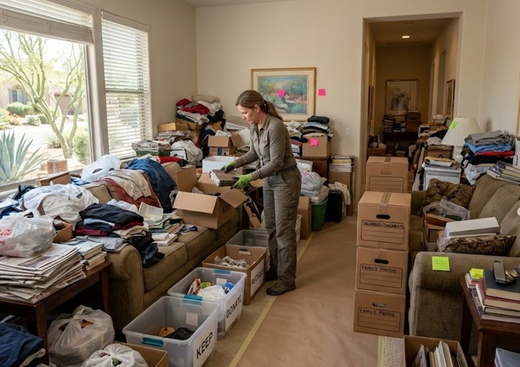 Preparing for Hoarding Cleanup in DC Ranch