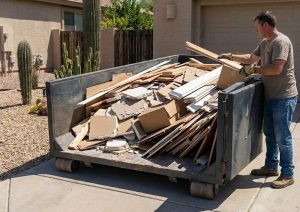 5 Yard Dumpster for Construction Debris in Scottsdale