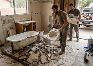 Bathroom Demolition Debris Removal in Glendale