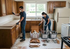 Eco-Friendly Kitchen Demolition in Peoria