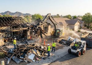 Residential Fire Damage Demolition Specialists in Glendale
