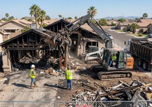Residential Fire Damage Demolition Specialists in Peoria