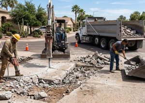 How Long Does Concrete Removal Take in Peoria?
