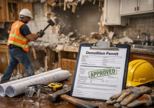 Permits for Kitchen Demolition in Arcadia