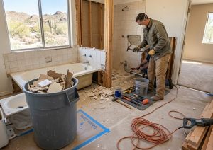 Permits for Bathroom Demolition in Cave Creek