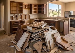 Kitchen Demolition Debris Removal in Cave Creek