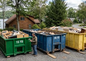 15 Yard Dumpster vs Other Dumpster Sizes in Arrowhead Lakes