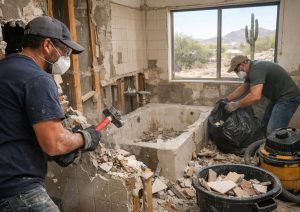 Bathroom Demolition and Cleanup Services in Carefree