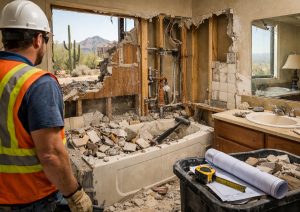 Permits for Bathroom Demolition in Carefree