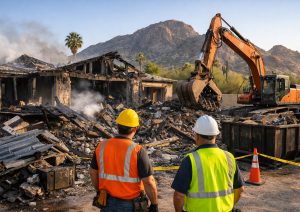 Preparing for Fire Damage Demolition in Paradise Valley