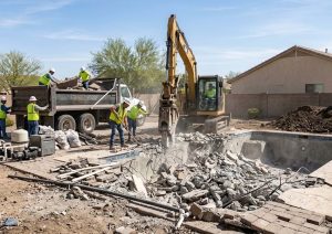 Pool Removal and Cleanup Services in Tempe