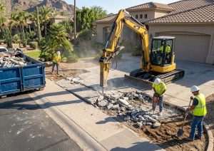 Permits for Concrete Removal in Paradise Valley
