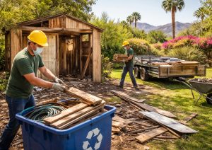 Eco-Friendly Shed Demolition in Paradise Valley