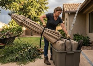 Preparing for Storm Damage Cleanup in Tempe