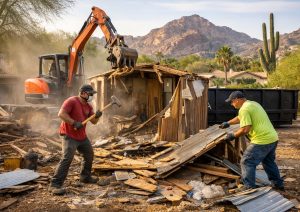 How Long Does Shed Demolition Take in Paradise Valley?