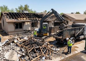 Fire Damage Demolition Contractors in Tempe